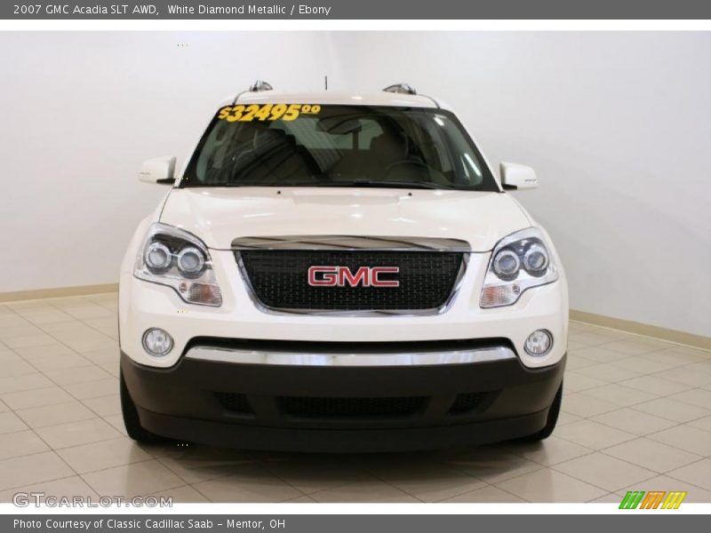 White Diamond Metallic / Ebony 2007 GMC Acadia SLT AWD