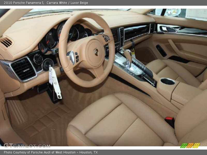 Carrara White / Luxor Beige 2010 Porsche Panamera S