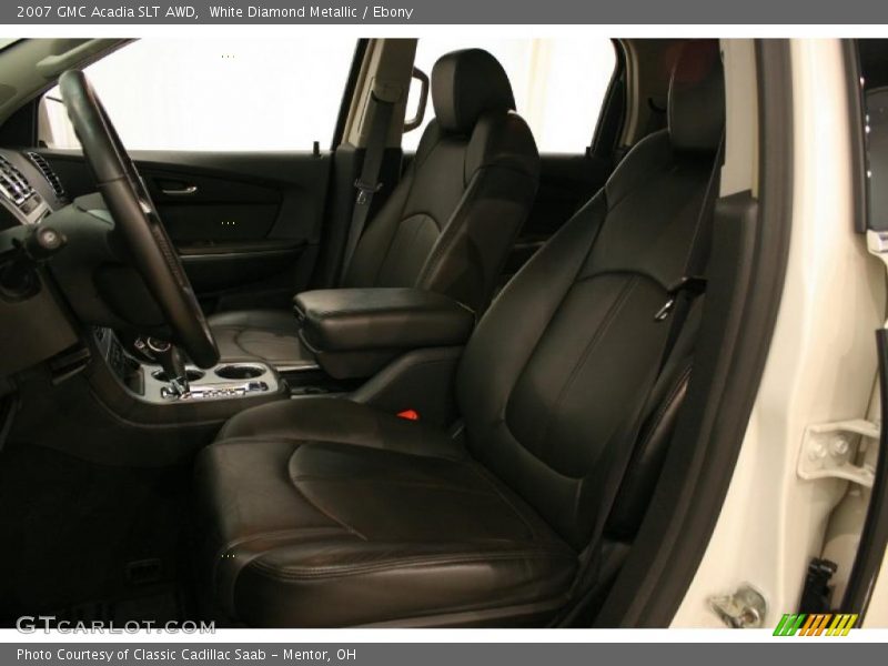 White Diamond Metallic / Ebony 2007 GMC Acadia SLT AWD