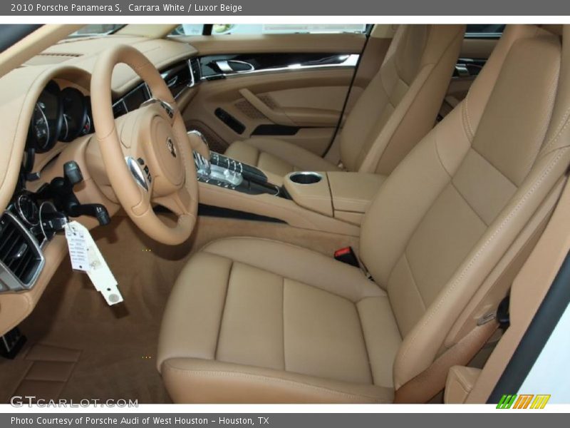 Carrara White / Luxor Beige 2010 Porsche Panamera S