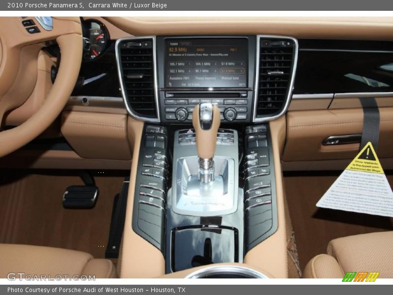 Carrara White / Luxor Beige 2010 Porsche Panamera S