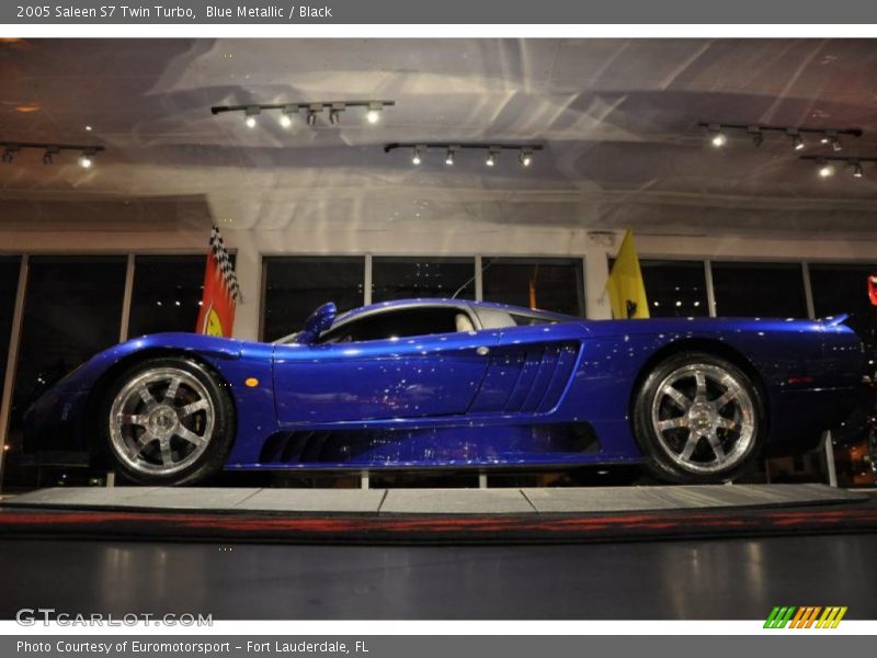 Blue Metallic / Black 2005 Saleen S7 Twin Turbo