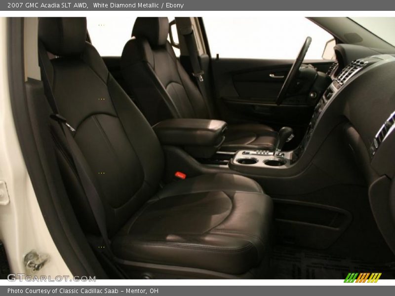 White Diamond Metallic / Ebony 2007 GMC Acadia SLT AWD