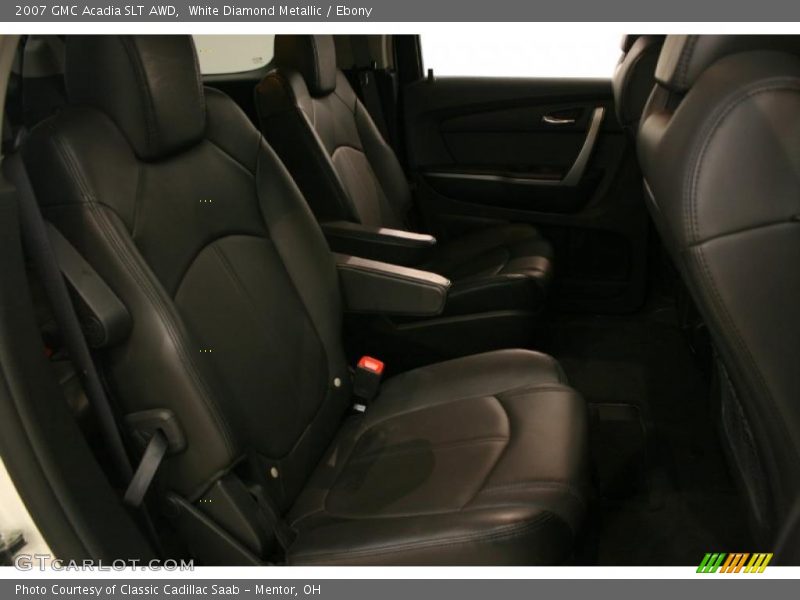 White Diamond Metallic / Ebony 2007 GMC Acadia SLT AWD