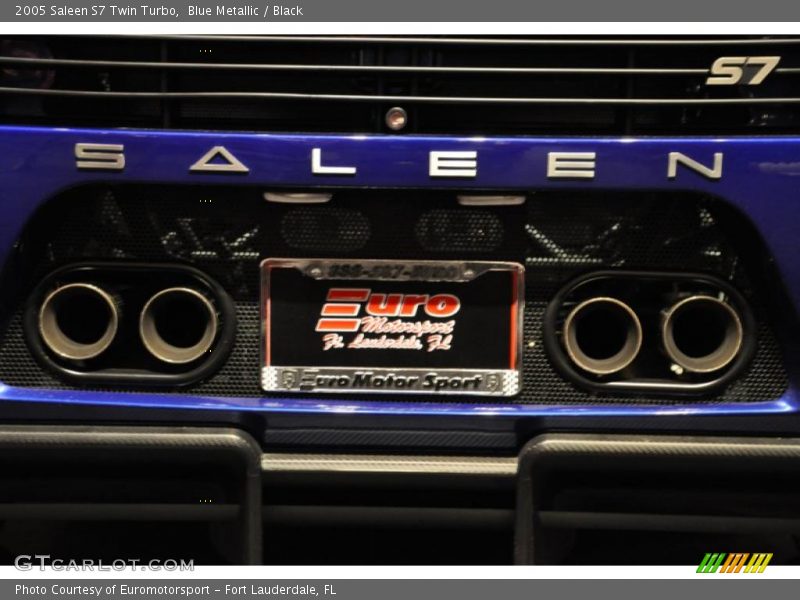 Blue Metallic / Black 2005 Saleen S7 Twin Turbo
