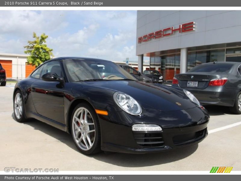 Black / Sand Beige 2010 Porsche 911 Carrera S Coupe