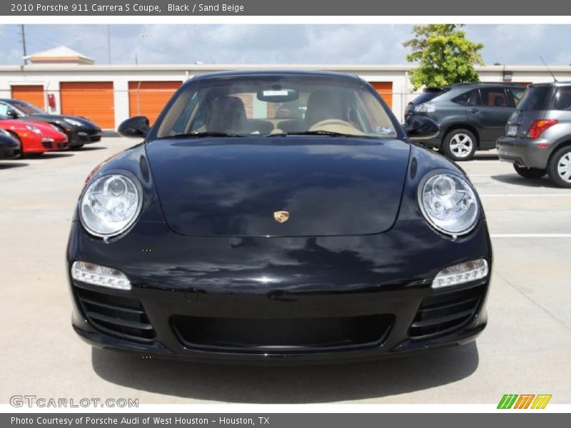 Black / Sand Beige 2010 Porsche 911 Carrera S Coupe