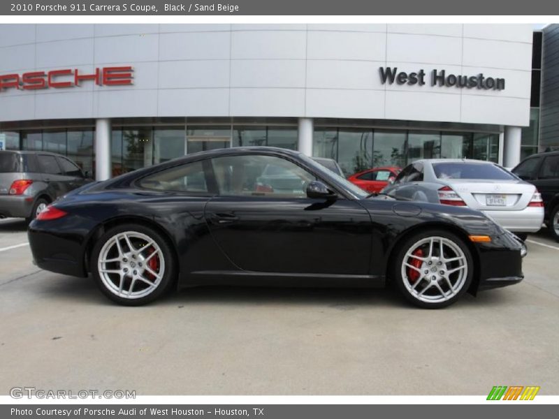 Black / Sand Beige 2010 Porsche 911 Carrera S Coupe