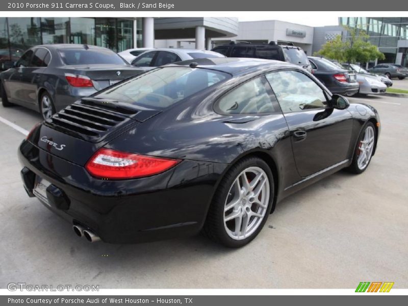 Black / Sand Beige 2010 Porsche 911 Carrera S Coupe