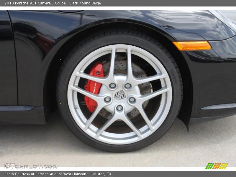 Black / Sand Beige 2010 Porsche 911 Carrera S Coupe