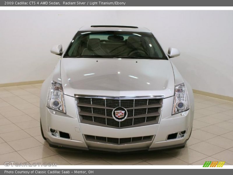 Radiant Silver / Light Titanium/Ebony 2009 Cadillac CTS 4 AWD Sedan