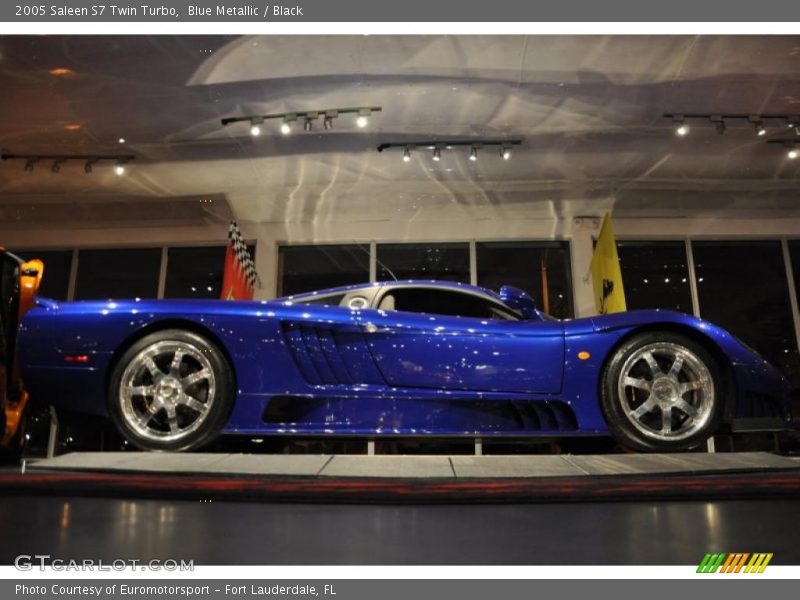 Blue Metallic / Black 2005 Saleen S7 Twin Turbo