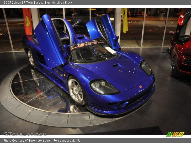 Blue Metallic / Black 2005 Saleen S7 Twin Turbo