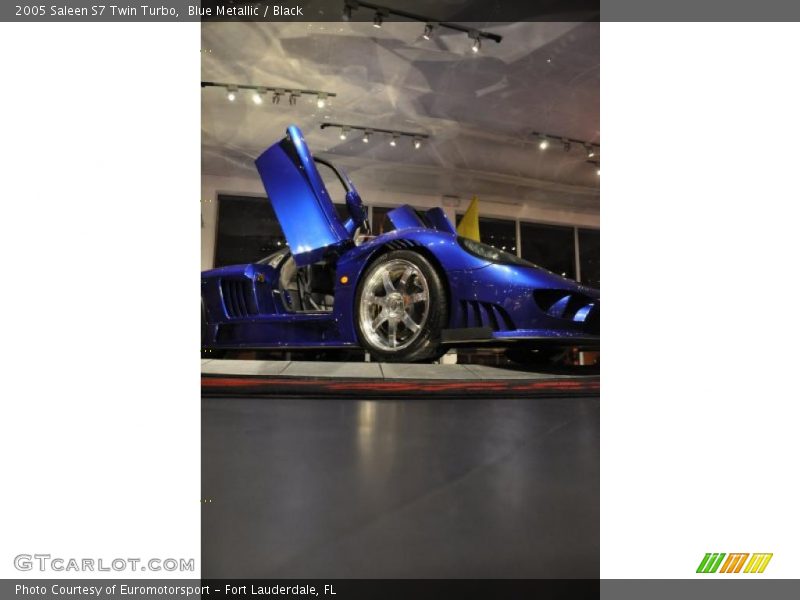 Blue Metallic / Black 2005 Saleen S7 Twin Turbo