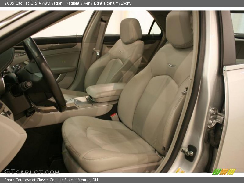 Radiant Silver / Light Titanium/Ebony 2009 Cadillac CTS 4 AWD Sedan