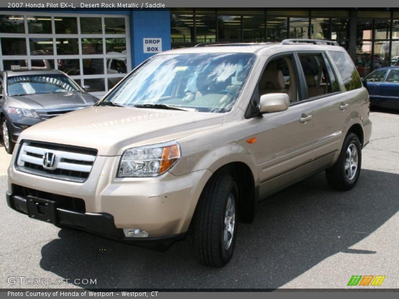 Desert Rock Metallic / Saddle 2007 Honda Pilot EX-L