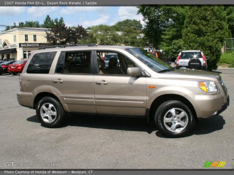 Desert Rock Metallic / Saddle 2007 Honda Pilot EX-L