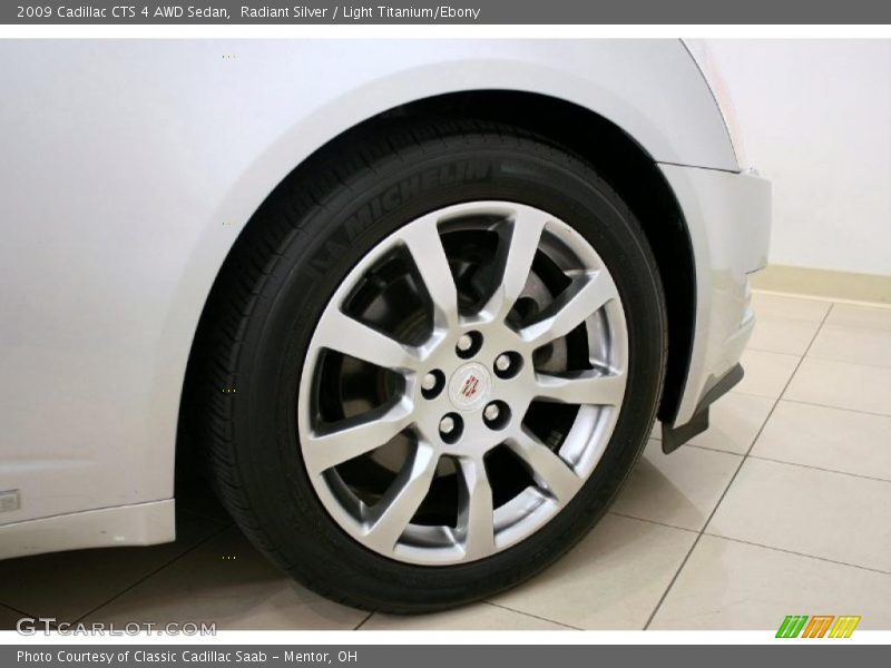 Radiant Silver / Light Titanium/Ebony 2009 Cadillac CTS 4 AWD Sedan