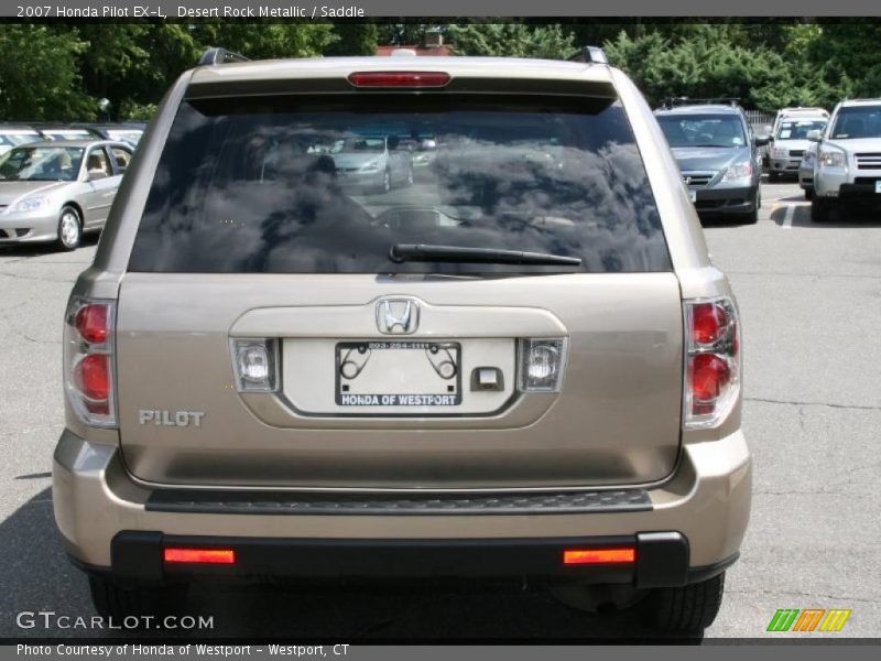 Desert Rock Metallic / Saddle 2007 Honda Pilot EX-L