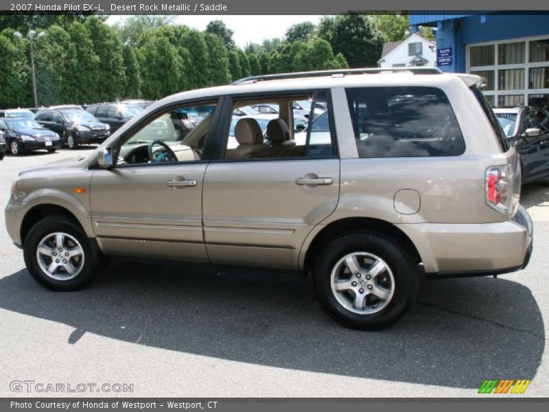Desert Rock Metallic / Saddle 2007 Honda Pilot EX-L