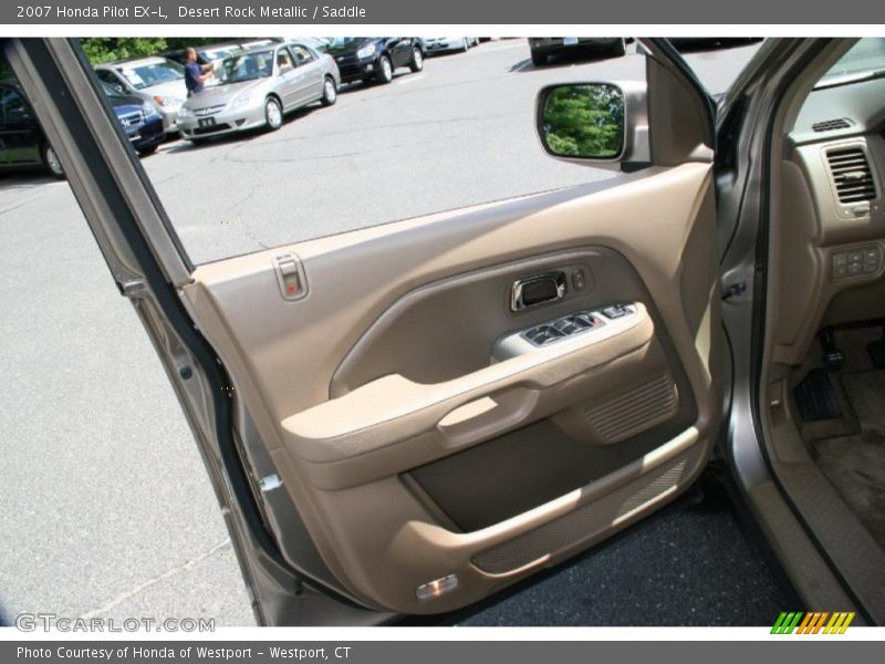 Desert Rock Metallic / Saddle 2007 Honda Pilot EX-L