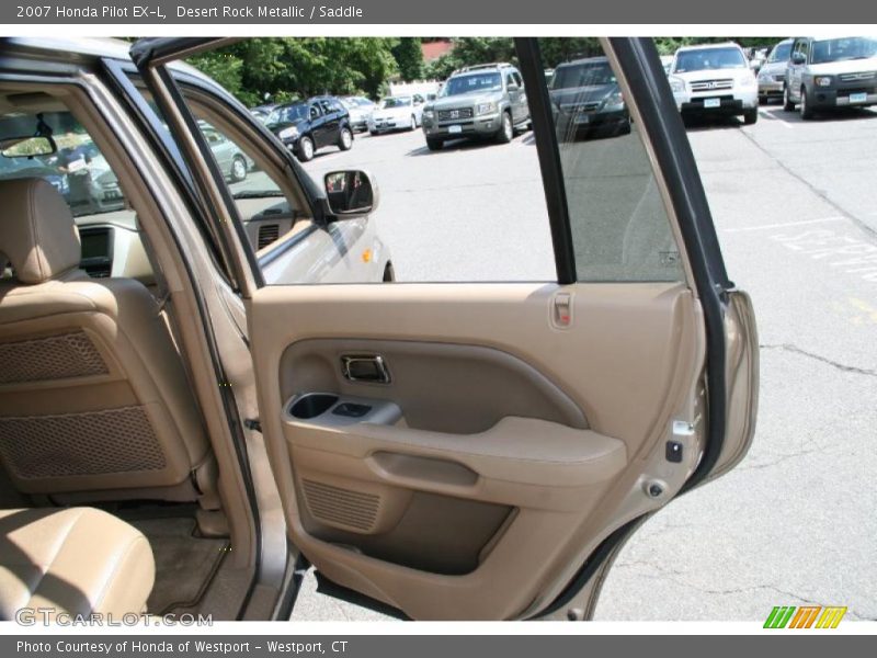 Desert Rock Metallic / Saddle 2007 Honda Pilot EX-L