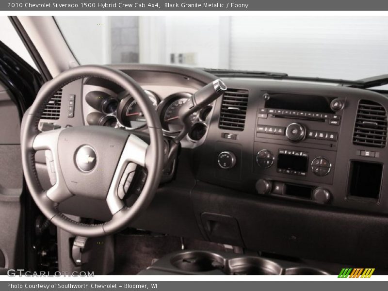 Black Granite Metallic / Ebony 2010 Chevrolet Silverado 1500 Hybrid Crew Cab 4x4