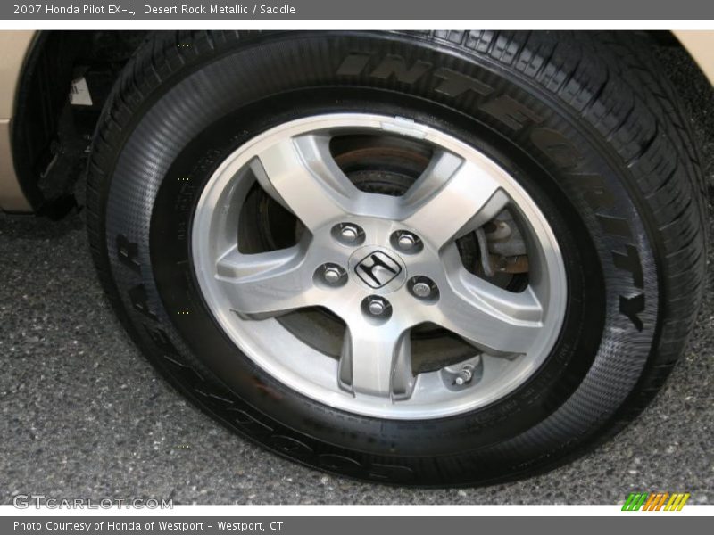 Desert Rock Metallic / Saddle 2007 Honda Pilot EX-L
