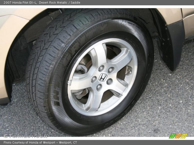 Desert Rock Metallic / Saddle 2007 Honda Pilot EX-L