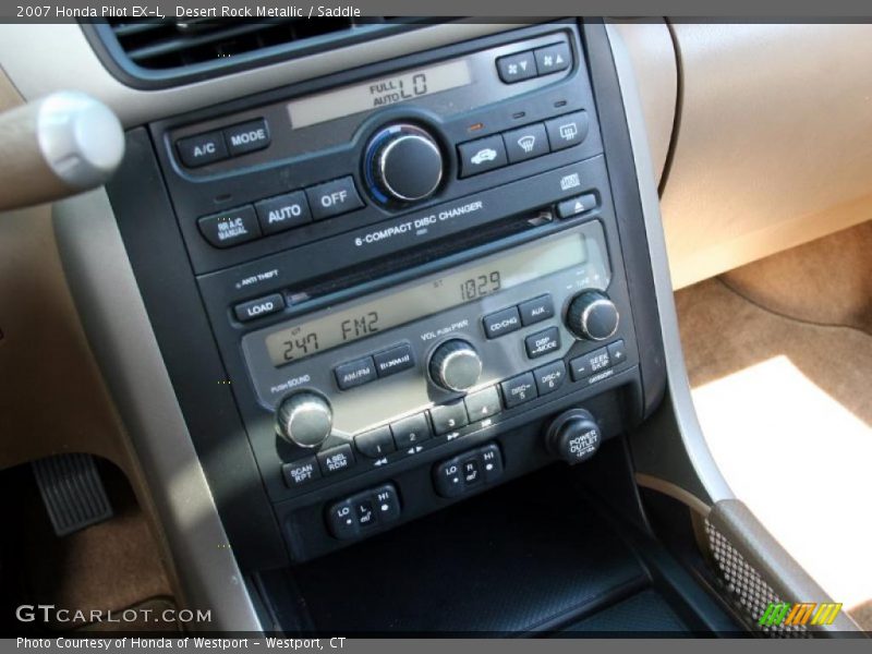 Desert Rock Metallic / Saddle 2007 Honda Pilot EX-L