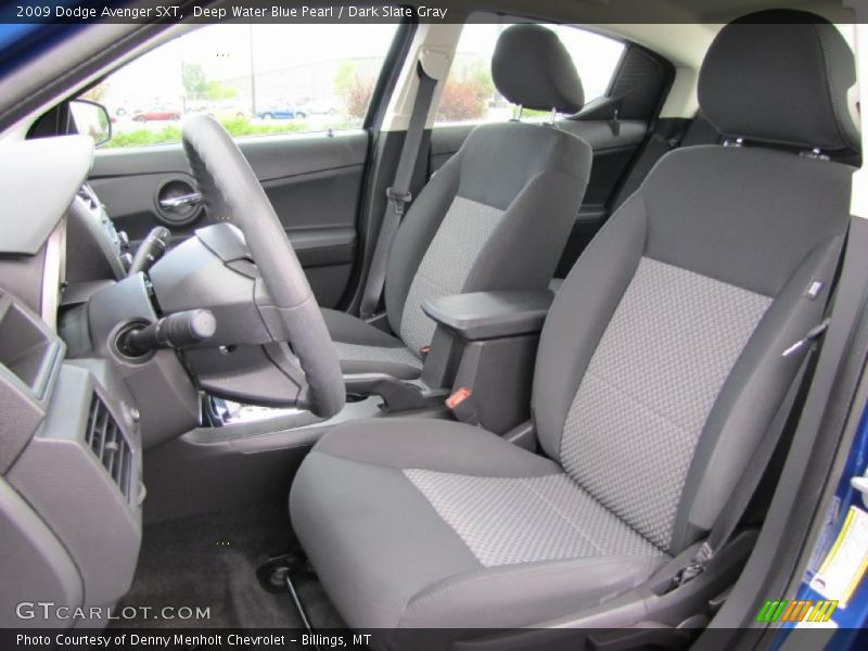 Deep Water Blue Pearl / Dark Slate Gray 2009 Dodge Avenger SXT