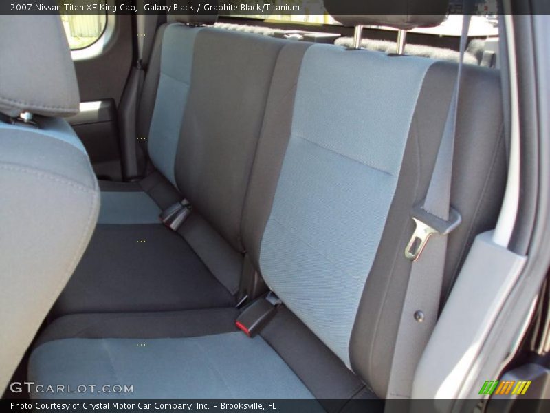 Galaxy Black / Graphite Black/Titanium 2007 Nissan Titan XE King Cab