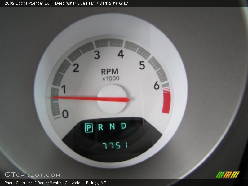 Deep Water Blue Pearl / Dark Slate Gray 2009 Dodge Avenger SXT