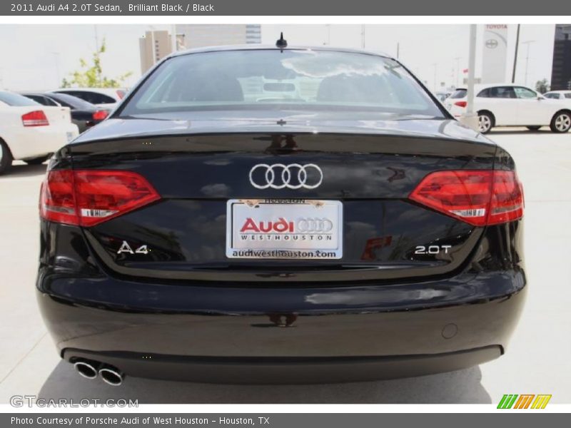 Brilliant Black / Black 2011 Audi A4 2.0T Sedan