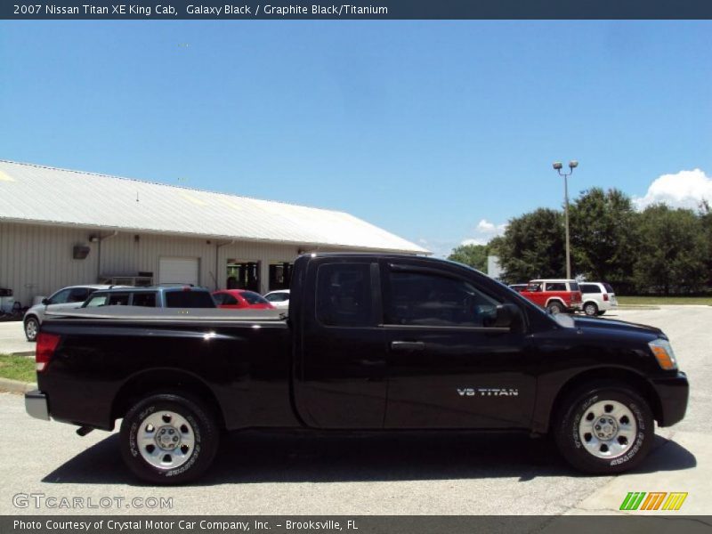 Galaxy Black / Graphite Black/Titanium 2007 Nissan Titan XE King Cab
