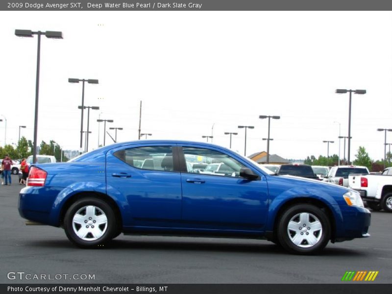 Deep Water Blue Pearl / Dark Slate Gray 2009 Dodge Avenger SXT