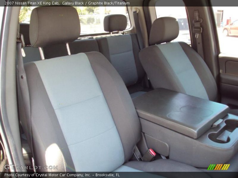 Galaxy Black / Graphite Black/Titanium 2007 Nissan Titan XE King Cab