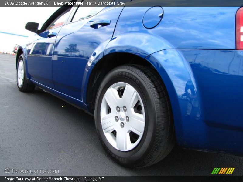 Deep Water Blue Pearl / Dark Slate Gray 2009 Dodge Avenger SXT