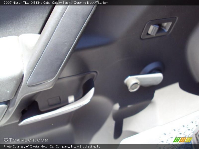 Galaxy Black / Graphite Black/Titanium 2007 Nissan Titan XE King Cab
