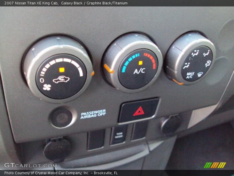 Galaxy Black / Graphite Black/Titanium 2007 Nissan Titan XE King Cab
