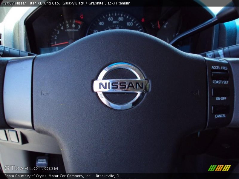 Galaxy Black / Graphite Black/Titanium 2007 Nissan Titan XE King Cab