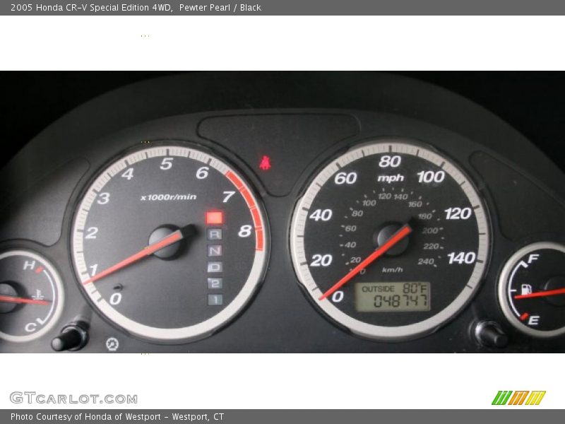 Pewter Pearl / Black 2005 Honda CR-V Special Edition 4WD