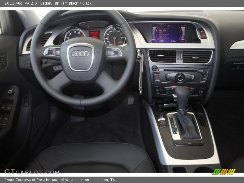 Brilliant Black / Black 2011 Audi A4 2.0T Sedan