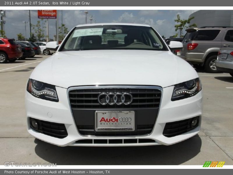 Ibis White / Light Gray 2011 Audi A4 2.0T Sedan