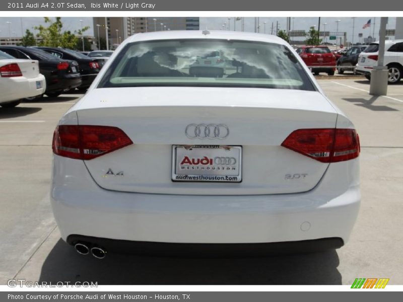 Ibis White / Light Gray 2011 Audi A4 2.0T Sedan