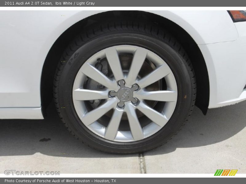 Ibis White / Light Gray 2011 Audi A4 2.0T Sedan