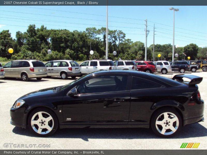 Black / Ebony 2007 Chevrolet Cobalt SS Supercharged Coupe