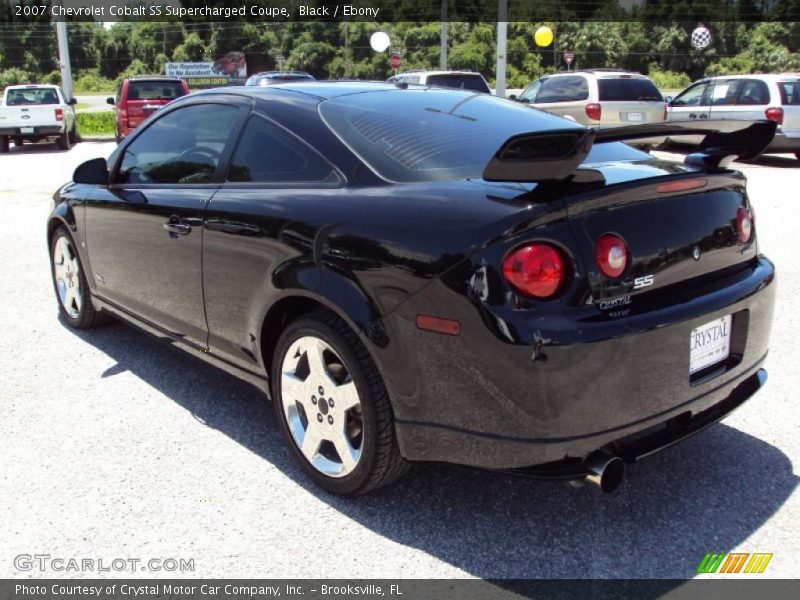 Black / Ebony 2007 Chevrolet Cobalt SS Supercharged Coupe