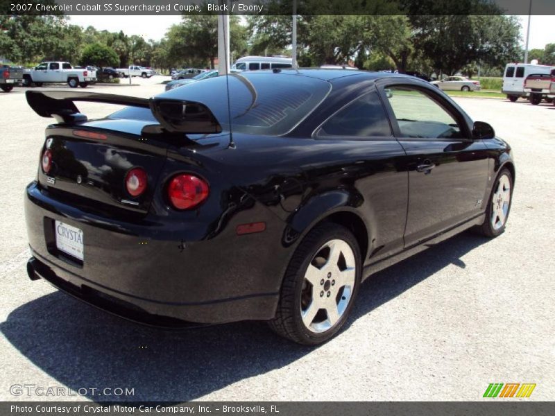 Black / Ebony 2007 Chevrolet Cobalt SS Supercharged Coupe