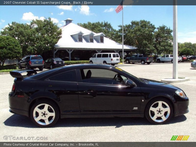 Black / Ebony 2007 Chevrolet Cobalt SS Supercharged Coupe